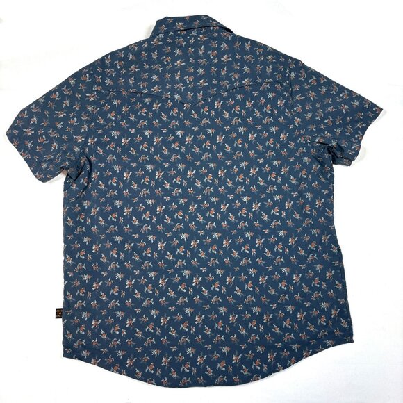 Howler Brothers Open Country Shirt Floral Hawaiian Western Cowboy Shirt Mens L - Picture 6 of 7